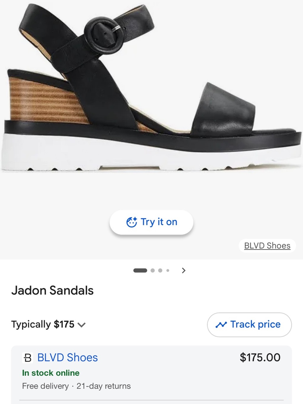 EOS Black Leather Jadon Sandals Size 41